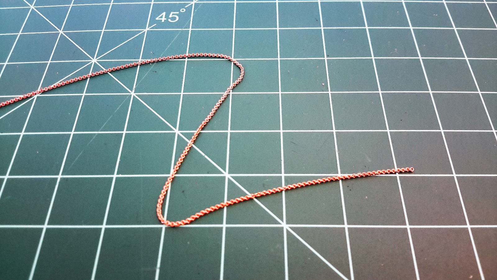 N/HO/HOn3 Scales Brass Model Chain 44 Links Per Inch SOLD